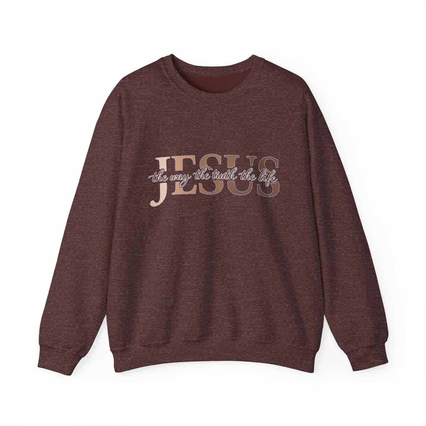 Jesus The Way The Truth The Life Crewneck Sweatshirt