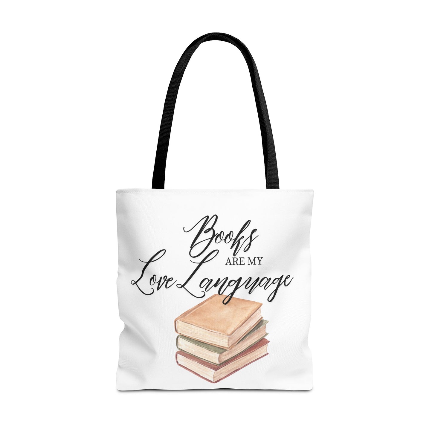 Books Are My Love Language Tote Bag