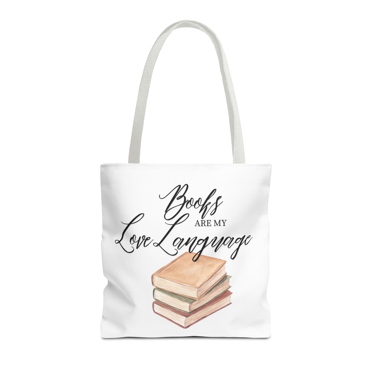 Books Are My Love Language Tote Bag