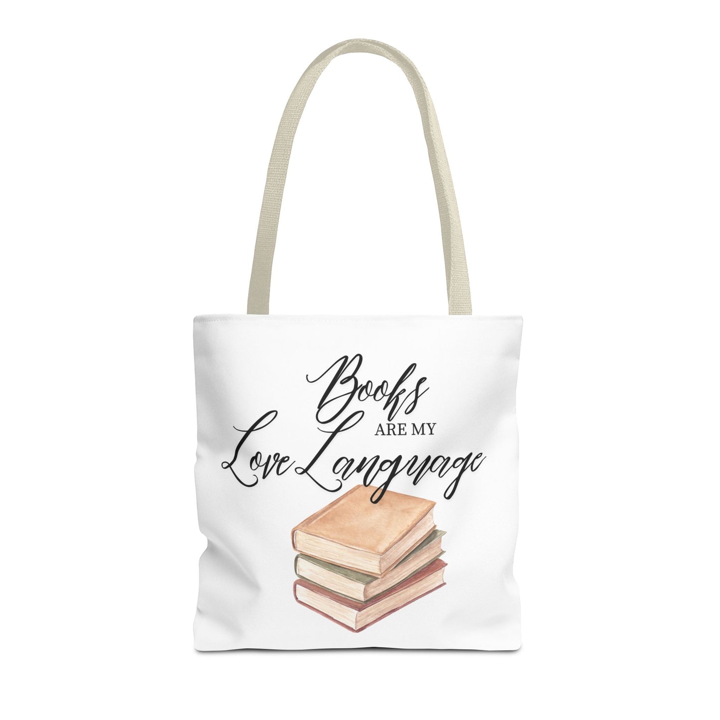 Books Are My Love Language Tote Bag