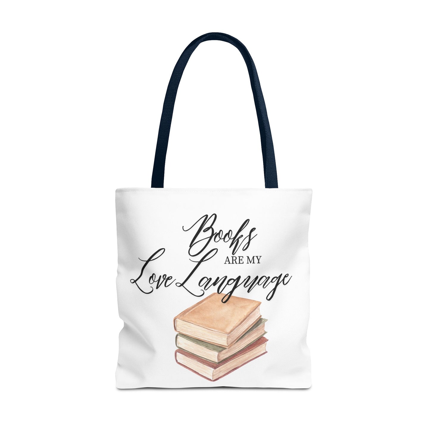 Books Are My Love Language Tote Bag