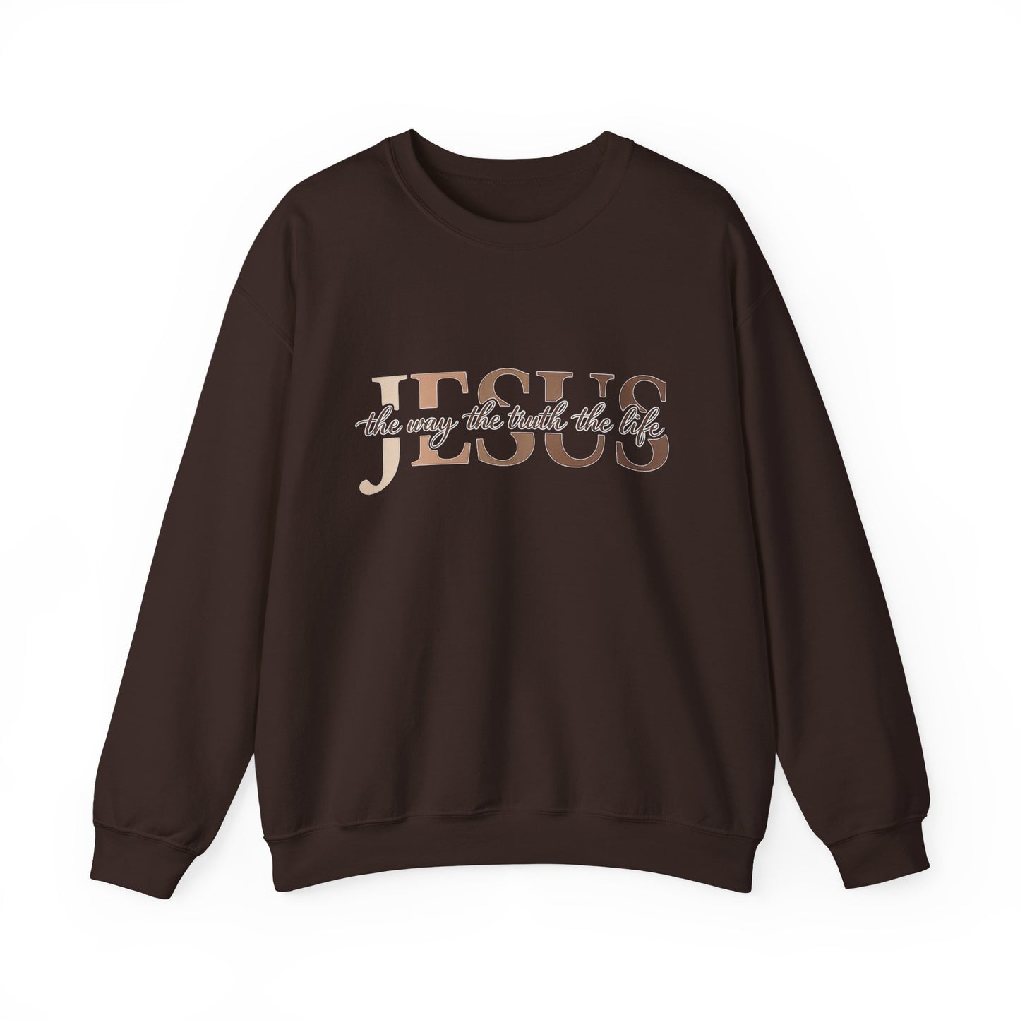 Jesus The Way The Truth The Life Crewneck Sweatshirt