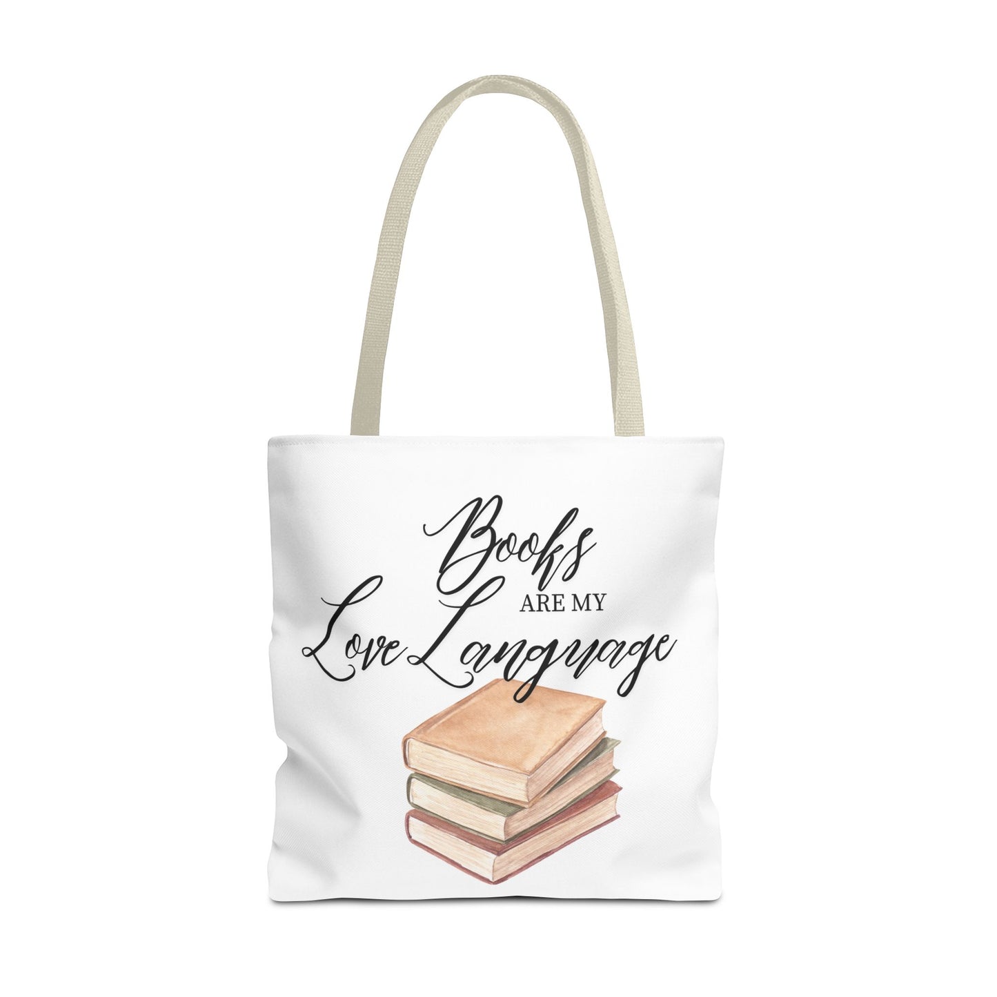 Books Are My Love Language Tote Bag