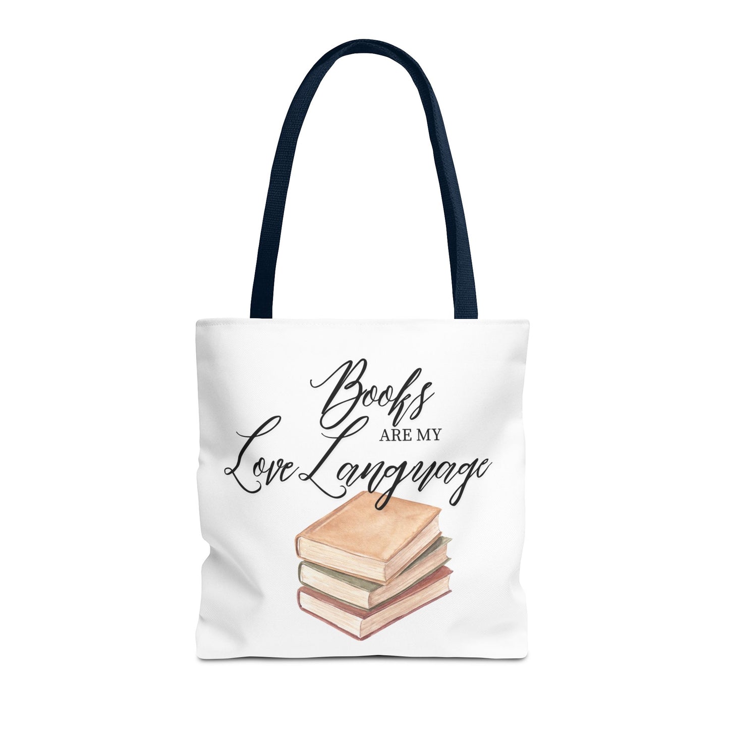 Books Are My Love Language Tote Bag