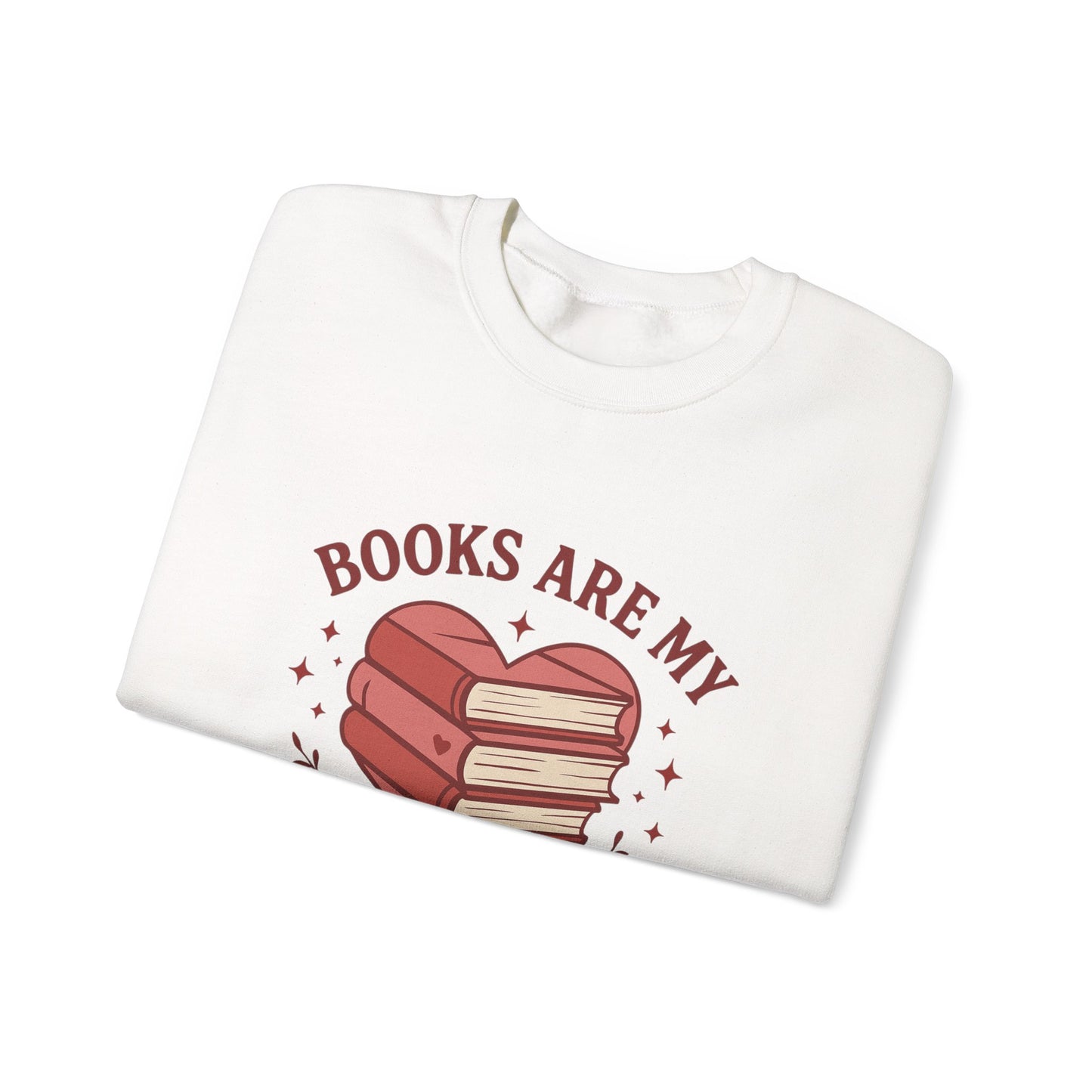 Books are my love language crewneck