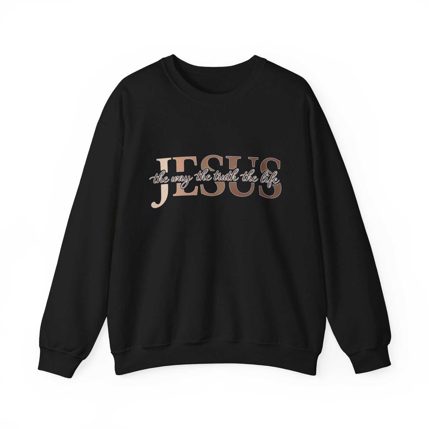 Jesus The Way The Truth The Life Crewneck Sweatshirt