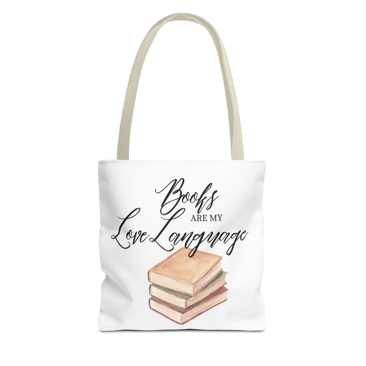 Books Are My Love Language Tote Bag