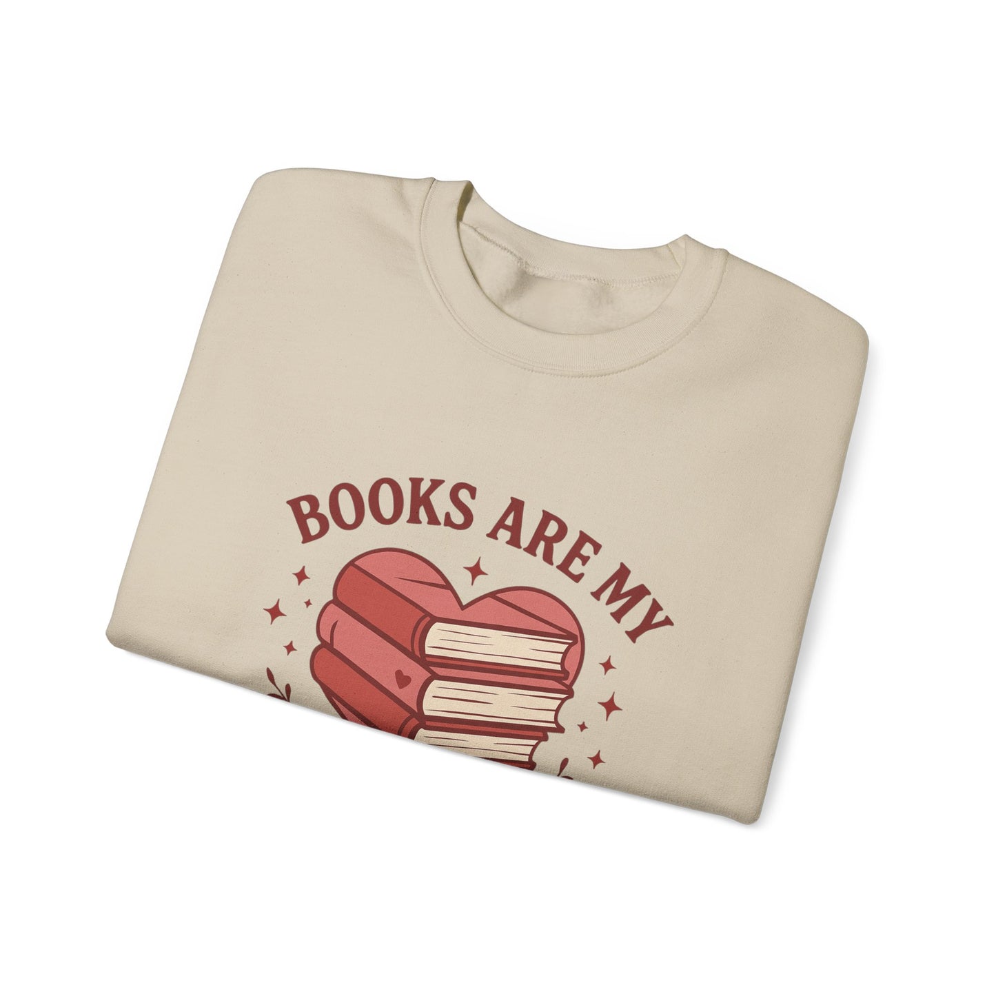 Books are my love language crewneck