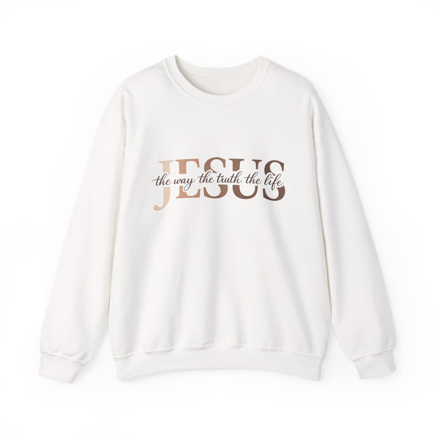 Jesus The Way The Truth The Life Crewneck Sweatshirt
